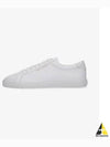 Men's Andy Leather Low Top Sneakers White - SAINT LAURENT - BALAAN 2