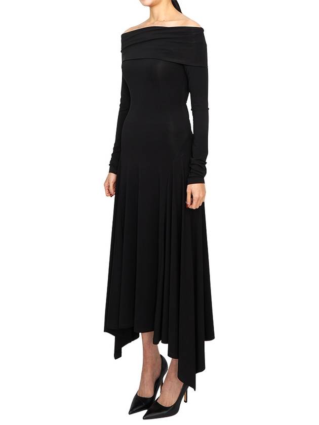 Gerla Off Shoulder Long One Piece Black - MAX MARA - BALAAN 3