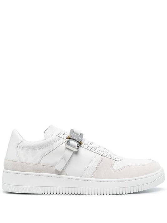 Buckle Leather Low Top Sneakers White - 1017 ALYX 9SM - BALAAN 2