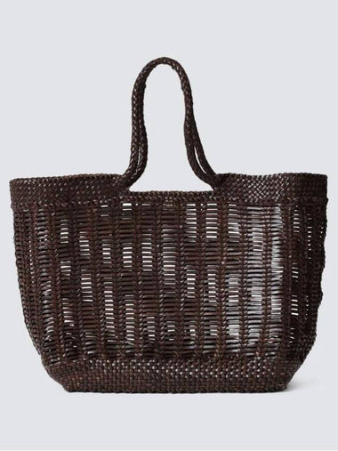 Window Basket Tote Bag Dark Brown Women s - DRAGON DIFFUSION - BALAAN 1