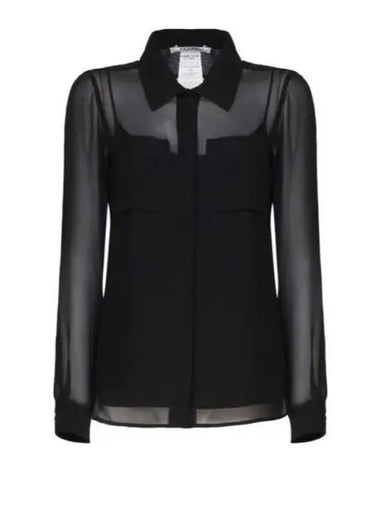 Ercole Silk Shirt Black - MAX MARA - BALAAN 1