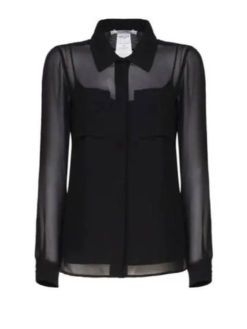 Ercole Silk Shirt Black - MAX MARA - BALAAN 1