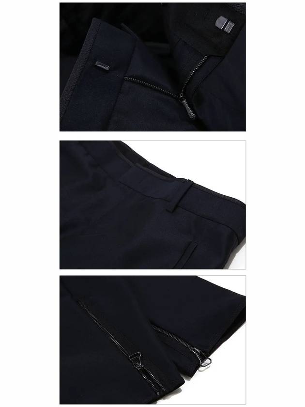 men s straight pants black - LANVIN - BALAAN 7