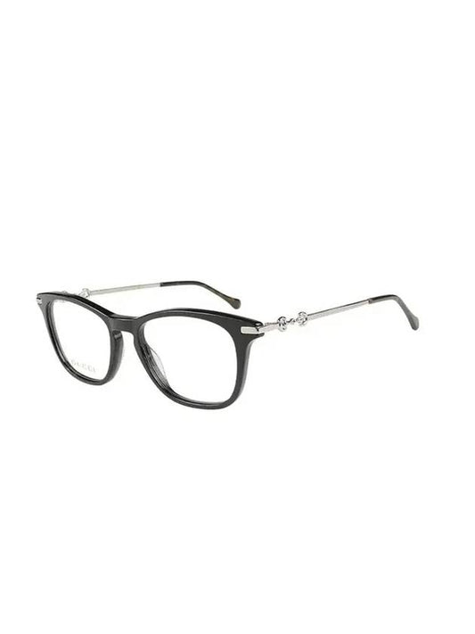 Eyewear Glasses Frame Square Acetate Eyeglasses Black - GUCCI - BALAAN.