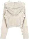 Eggshell Logo Banding Hoodie Beige - CALVIN KLEIN - BALAAN 3