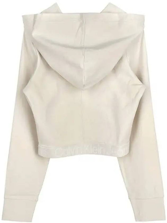 Eggshell logo banding hooded sweatshirt J20J221413 ACF - CALVIN KLEIN - BALAAN 2