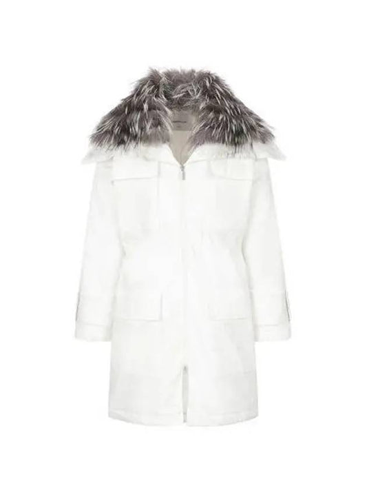 Fur Parka White CTD222W244 - FABIANA FILIPPI - BALAAN 1