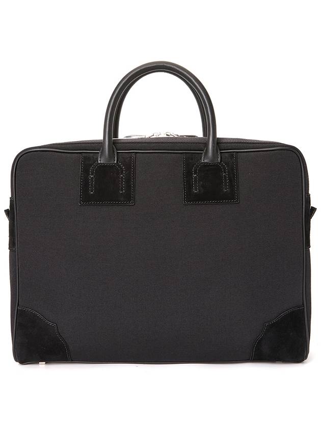 Men's Board Grain Leather Briefcase Black - BALLY - BALAAN 5