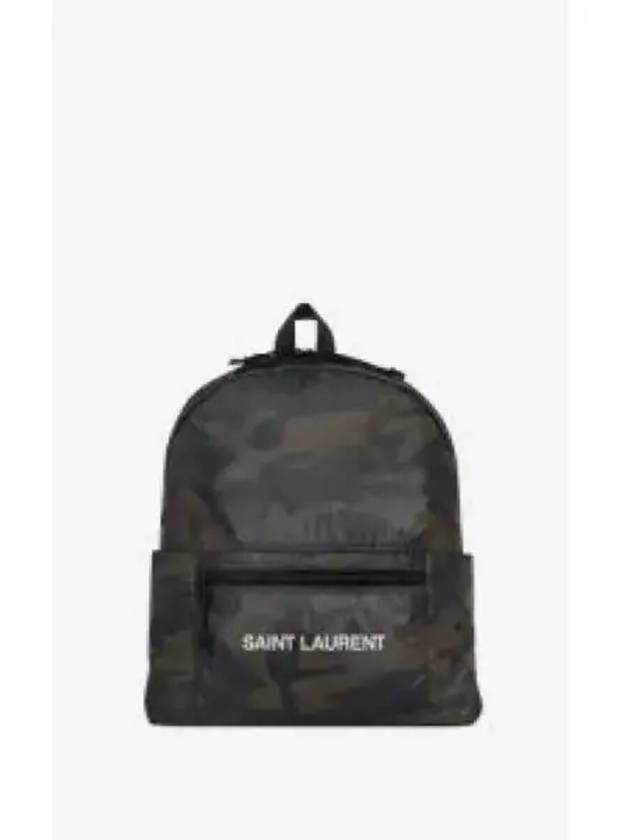 Logo Nuxx Nylon Backpack Camo - SAINT LAURENT - BALAAN 2