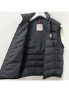 Men s Logo Patch CONTRIN Down Padding Vest Black 1A00076 54A81 999 - MONCLER - BALAAN 8