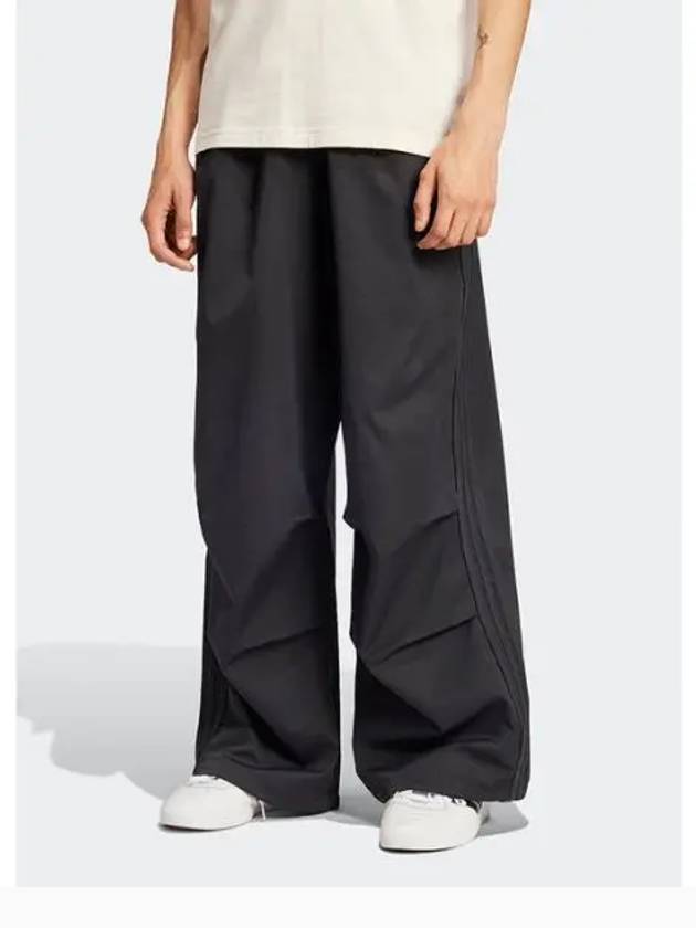 Parachute Wide Leg Track Pants Black - ADIDAS - BALAAN 2