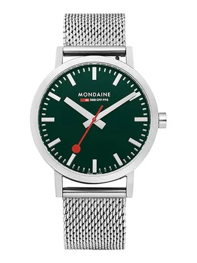 A660 30360 60SBJ Classic Forest Green Cork Recycled Metal Watch - MONDAINE - BALAAN 5