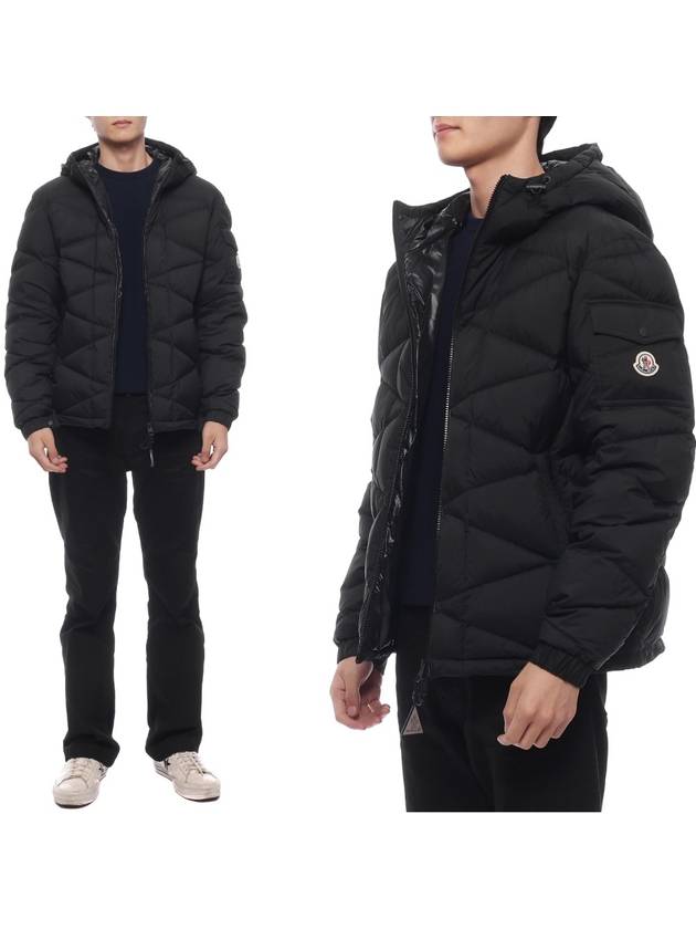 Borasco Hooded Padding Black - MONCLER - BALAAN 2