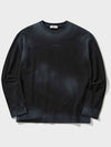 Vintage Washed Named Long Sleeve T-Shirt Black - FFEFF STUDIO - BALAAN 5