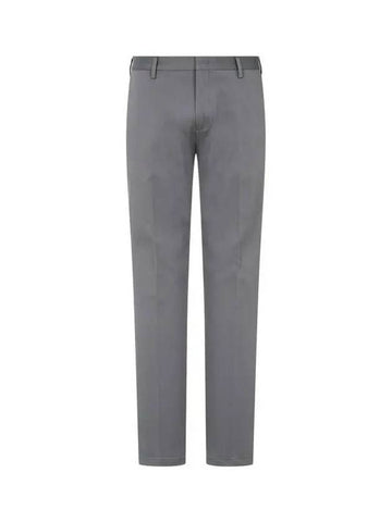 Classic fit twill chino pants gray - PAUL SMITH - BALAAN 1