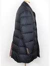 Diagonal armband padded coat navy 2 - THOM BROWNE - BALAAN 4