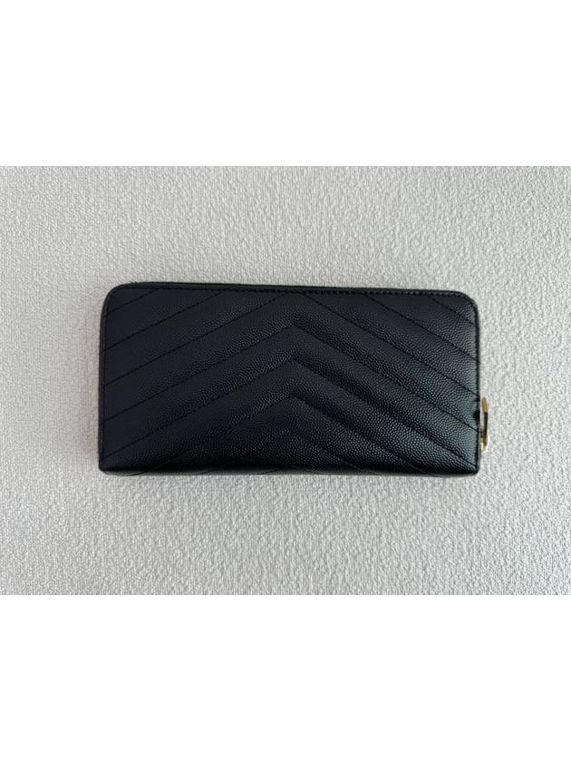 Monogram matelass zipper long wallet - SAINT LAURENT - BALAAN 2