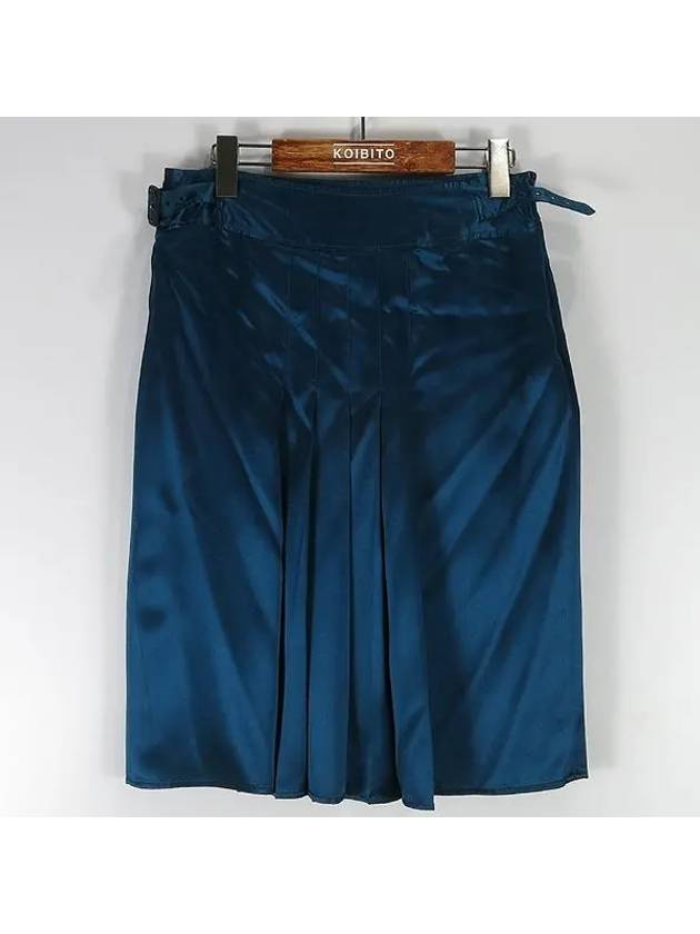 Smith Market Used Luxury Blue Skirt Women s Clothing - BURBERRY - BALAAN 1