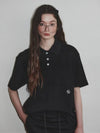 Wave Cutting PK Shirt_Black_W - KINETO - BALAAN 1