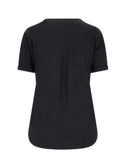 Short Sleeve T Shirt TS0004FA A1N10E 01BK Black - ISABEL MARANT - BALAAN 2