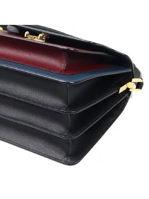 Two tone leather trunk shoulder bag - MARNI - BALAAN 5