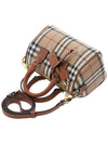 Check Mini Bowling Bag Archive Beige Briar Brown - BURBERRY - BALAAN 5