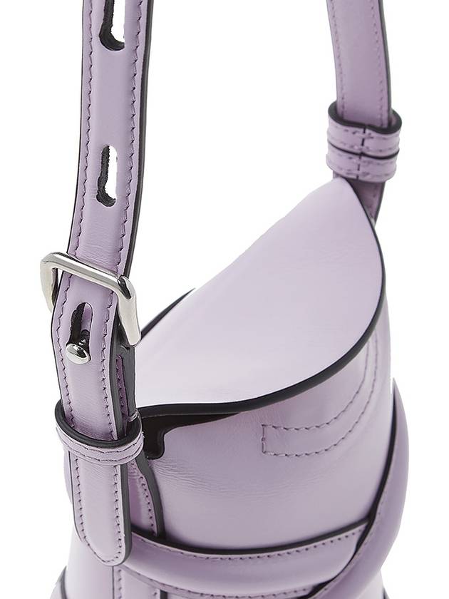 Curve Mini Cross Bag Lilac - ALEXANDER MCQUEEN - BALAAN.