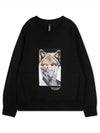 Wolfman Print Sweatshirt Black - NEIL BARRETT - BALAAN 2