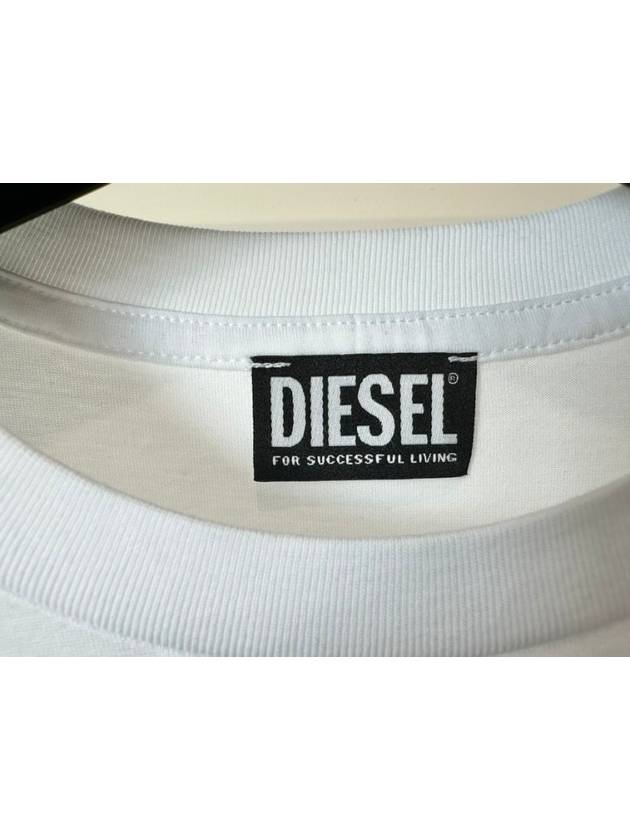 T shirt A06508 0GRAI White MENS M L - DIESEL - BALAAN 4