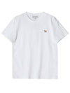 Baby Fox Patch Regular Short Sleeve T-Shirt White - MAISON KITSUNE - BALAAN 3