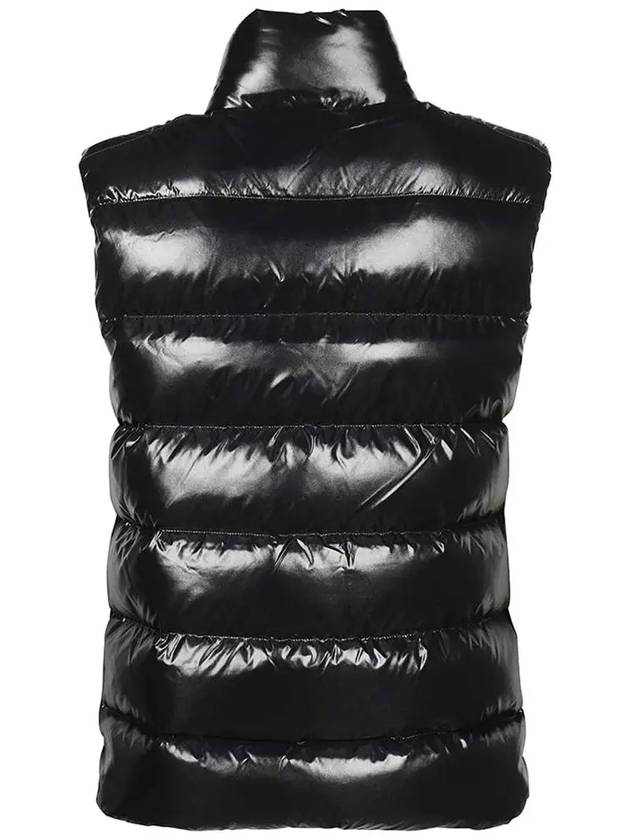 Logo Patch Padded Vest Black - MONCLER - BALAAN 4