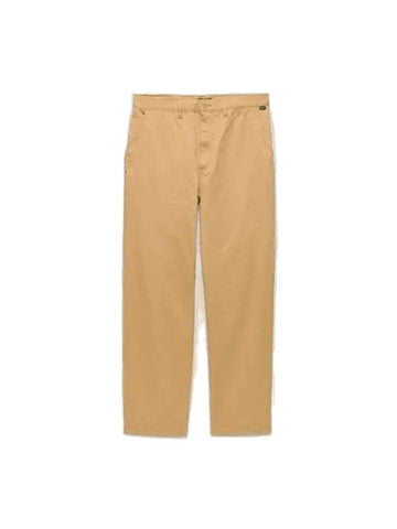 Authentic Chino Baggy Straight Pants Yellow - VANS - BALAAN 1