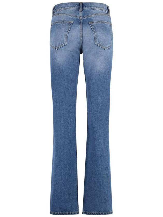 Back Stitch 5 Pocket Straight Jeans Medium Wash - MAISON MARGIELA - BALAAN 3