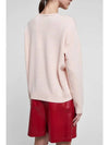 Aster M Logo Cashmere Knit Top Nude - MAX MARA - BALAAN 5