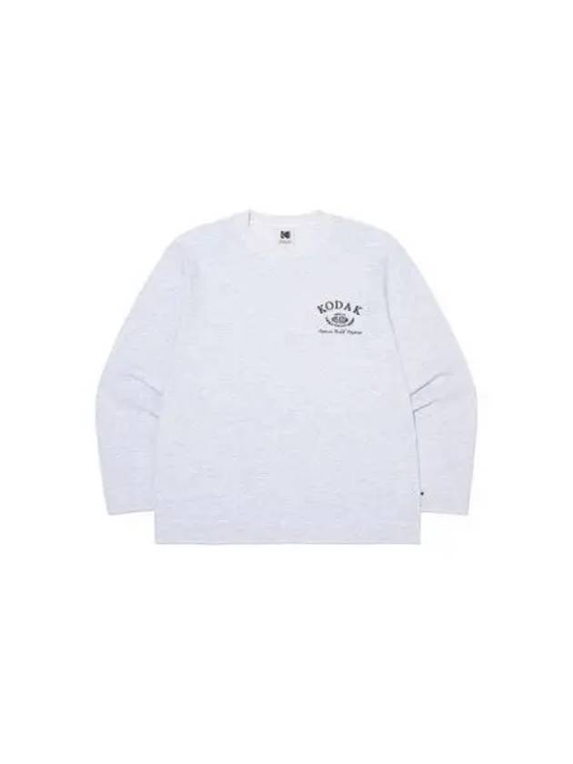 KODAK Apparel Camera Club Emboss Long Sleeve T shirt white MELANGE - KODO - BALAAN 1