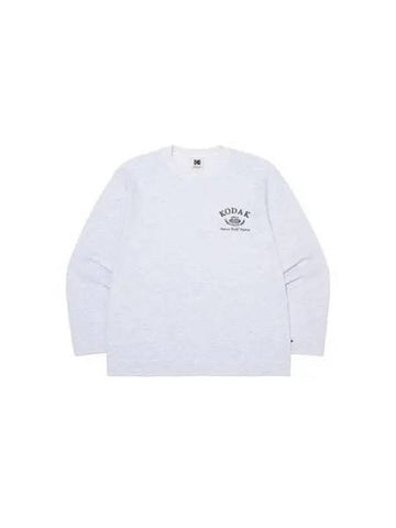 KODAK Apparel Camera Club Emboss Long Sleeve T shirt white MELANGE - KODO - BALAAN 1