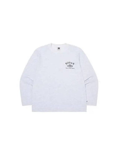 KODAK Apparel Camera Club Emboss Long Sleeve T shirt white MELANGE - KODO - BALAAN 1