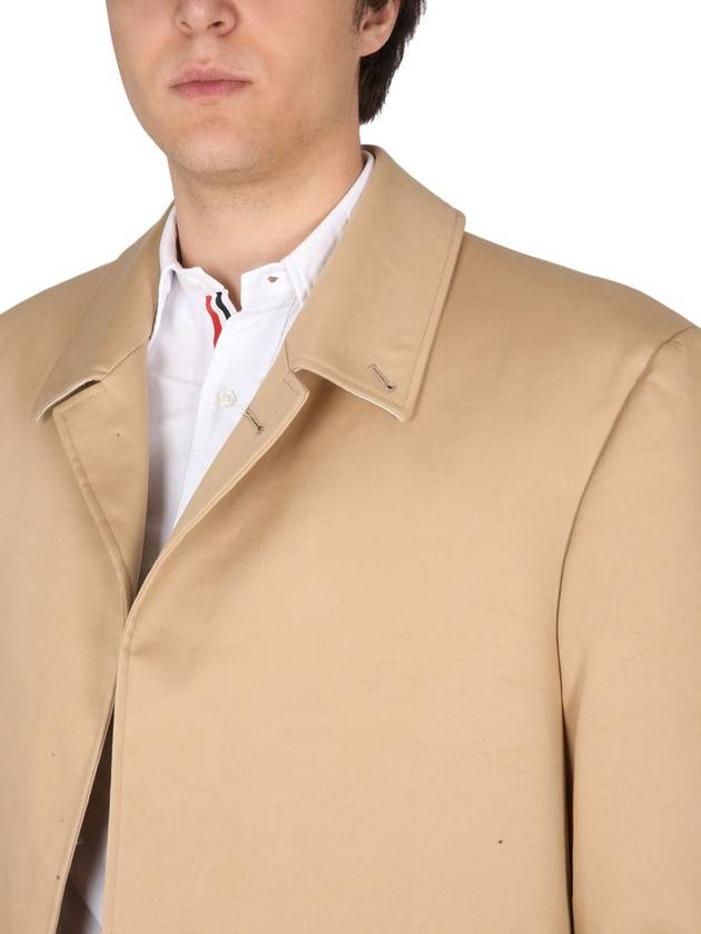 RWB Stripe Single Coat Beige - THOM BROWNE - BALAAN 4