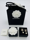 CC Metal Logo Pearl Earrings Gold - CHANEL - BALAAN 7