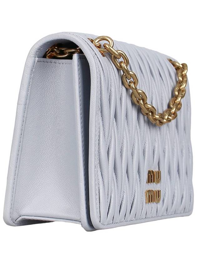 Matelasse Chain Shoulder Bag Mini 5BP065 N88 F0591 - MIU MIU - BALAAN 4