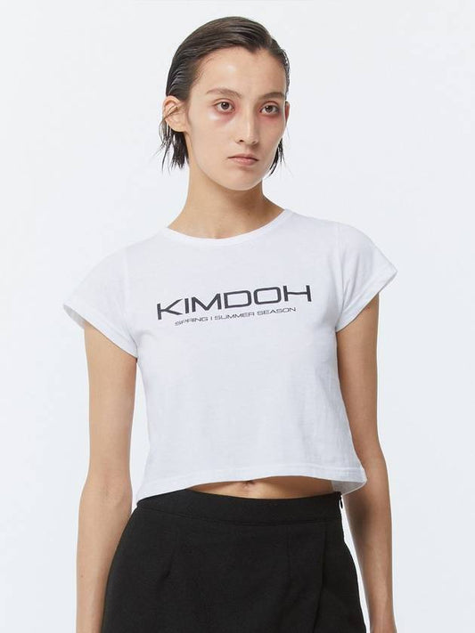 LO GO CROP TOP WHITE - KIMDOH - BALAAN 2