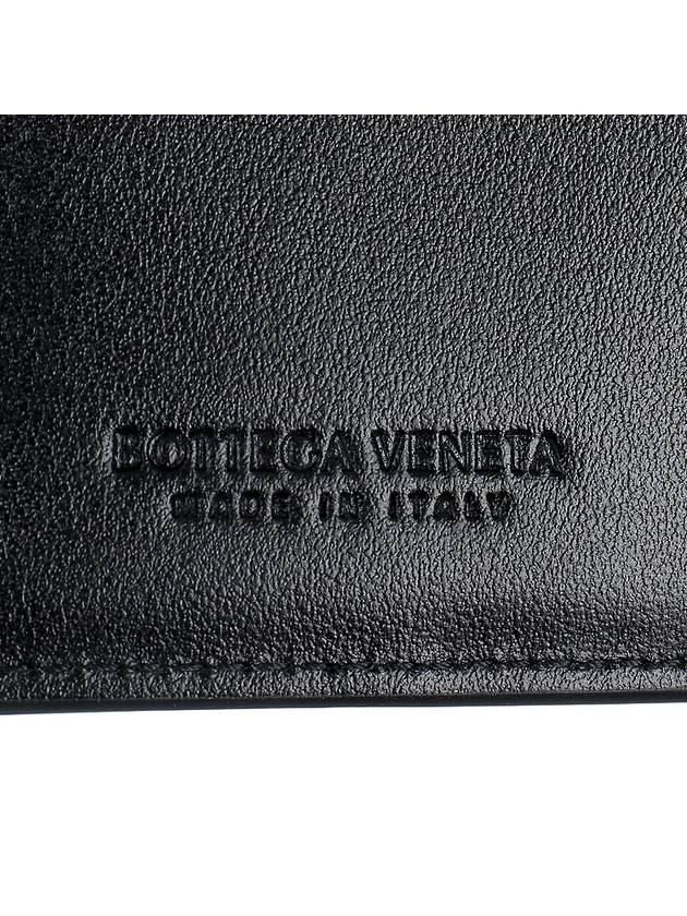 Cassette Slim Flap Card Wallet Black - BOTTEGA VENETA - BALAAN 7