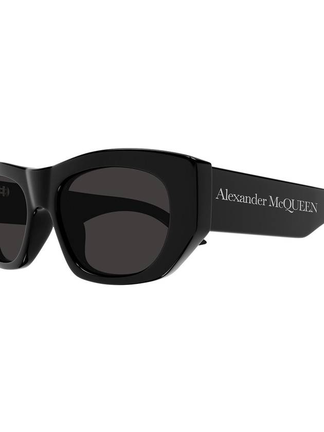 Eyewear Logo Print Geometric Frame Sunglasses AM0450S - ALEXANDER MCQUEEN - BALAAN 4