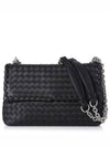 Olimpia Shoulder Bag Black - BOTTEGA VENETA - BALAAN 2