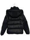 Detachable Sleeve Hoodie Padded Black - BURBERRY - BALAAN 6