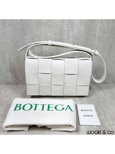 Intrecciato Cassette Cross Bag White - BOTTEGA VENETA - BALAAN 2