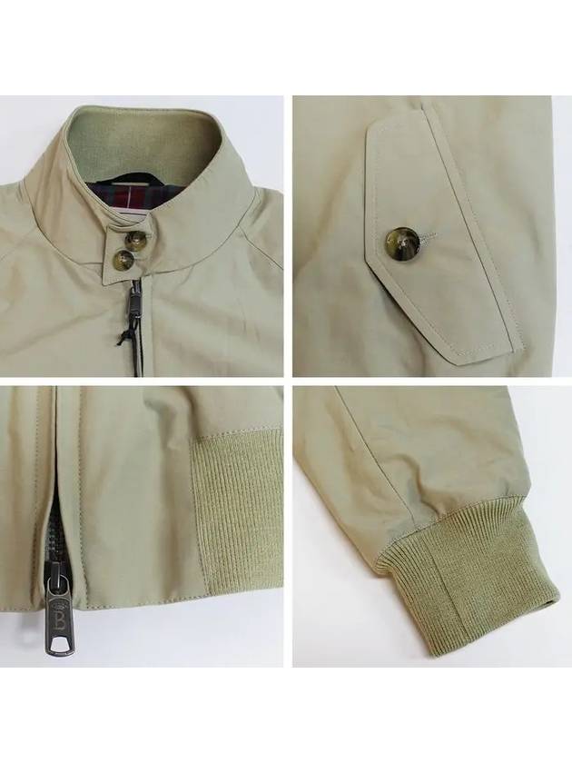 G9 Classic Original Harrington Zip-Up Jacket Beige - BARACUTA - BALAAN 6