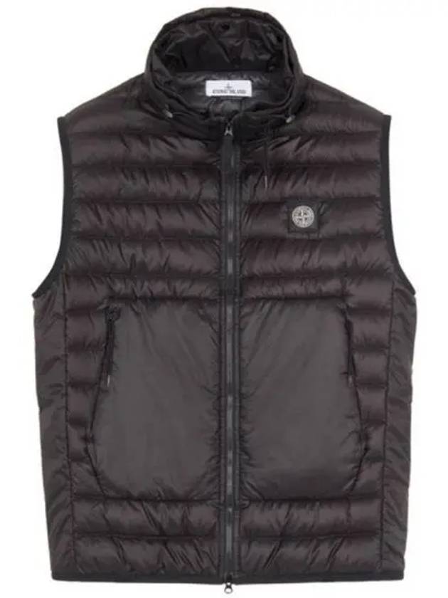 Wappen Patch Ripstone Nylon Padding Vest Black - STONE ISLAND - BALAAN 2