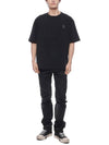 Bold Fox Head Patch Oversized Short Sleeve T-Shirt Black - MAISON KITSUNE - BALAAN 4