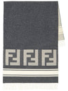 Cotton Beach Muffler Blue - FENDI - BALAAN 2